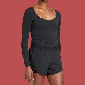 All In Motion - Women's Everyday Soft Long Sleeve Top - Black - Extra Large